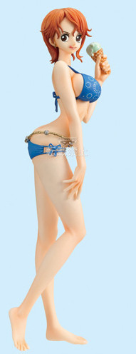 Nami ของแท้ JP แมวทอง - Girls Snap Collection Banpresto [โมเดลวันพีช]