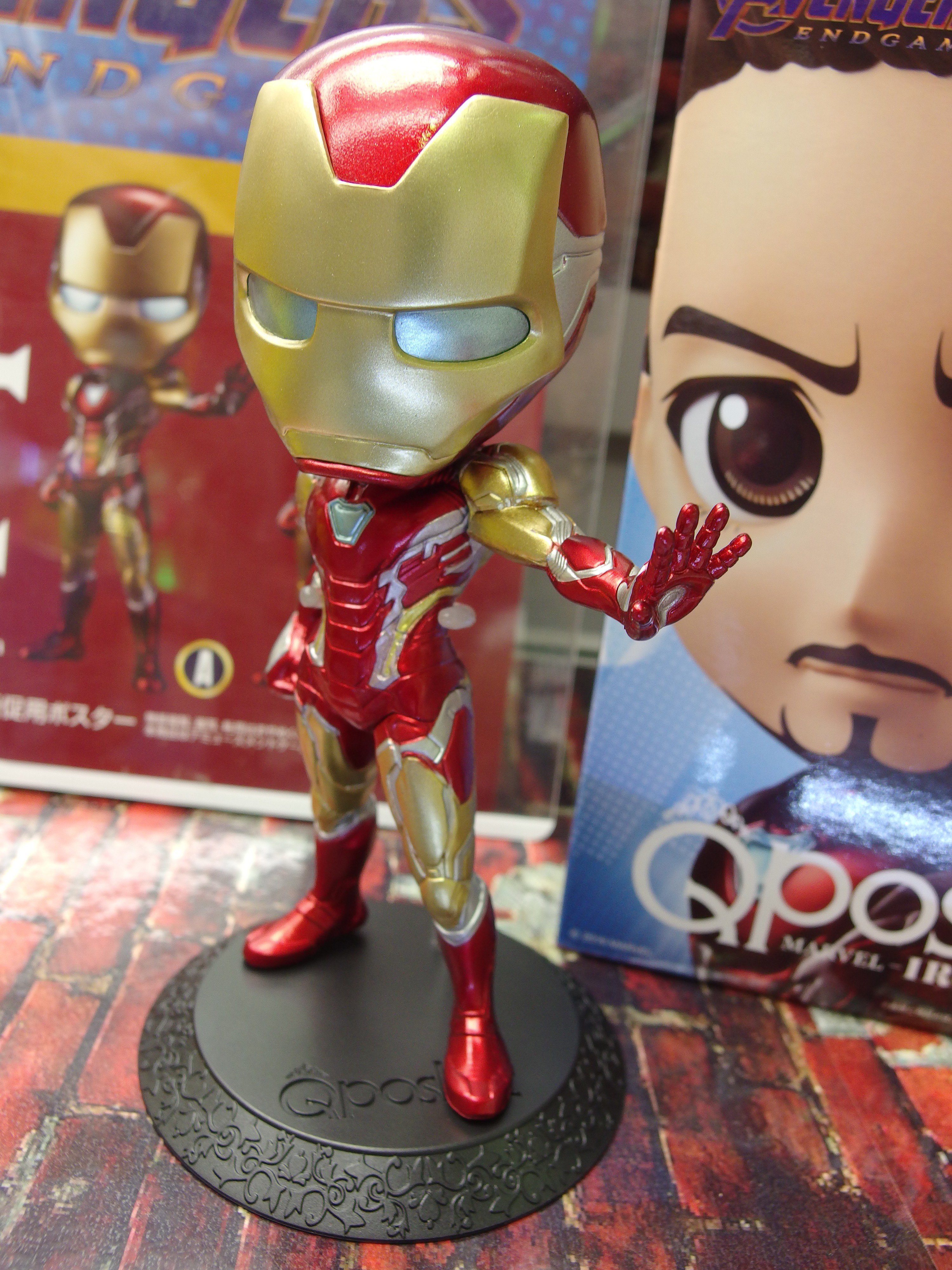 Iron Man - ver.A ของแท้ JP - Q Posket Banpresto [โมเดล Marvel]