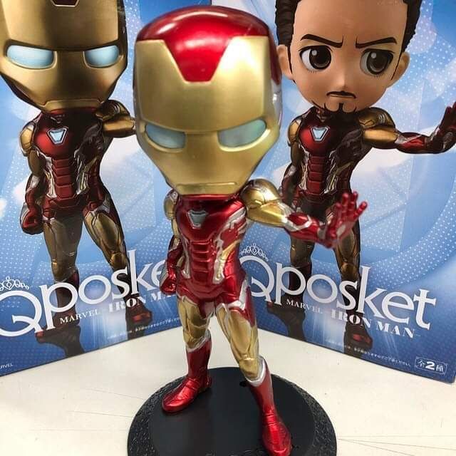 Iron Man - ver.A ของแท้ JP - Q Posket Banpresto [โมเดล Marvel]
