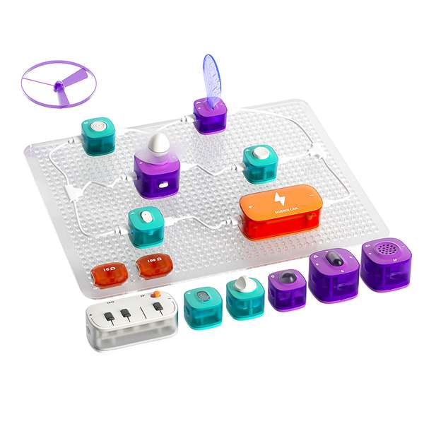 เกมกระดานเกี่ยวกับวงจรอิเล็กทรอนิกส์ Block Circuit Super Kit , ของเล่นเสริมพัฒนาการ, ของเล่นเด็ก, สื่อการสอน , พร้อมส่ง