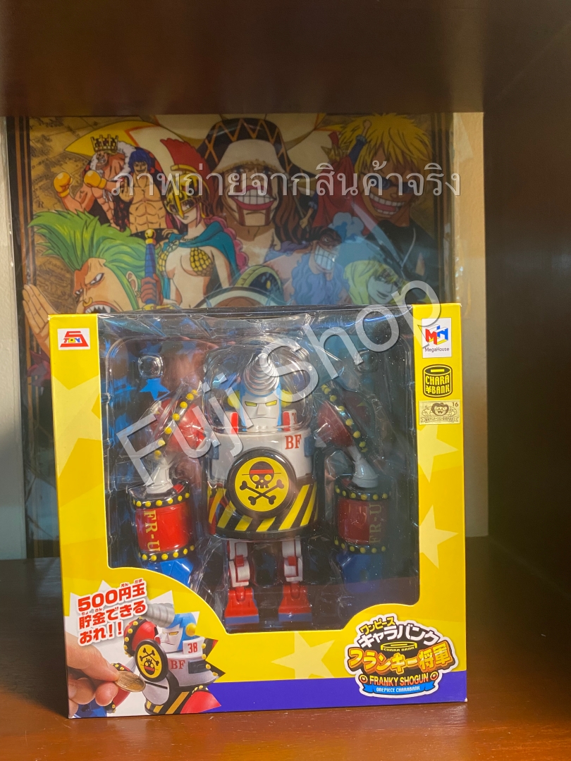 Franky ของแท้ JP แมวทอง - Chara Bank Megahouse [โมเดลวันพีช]