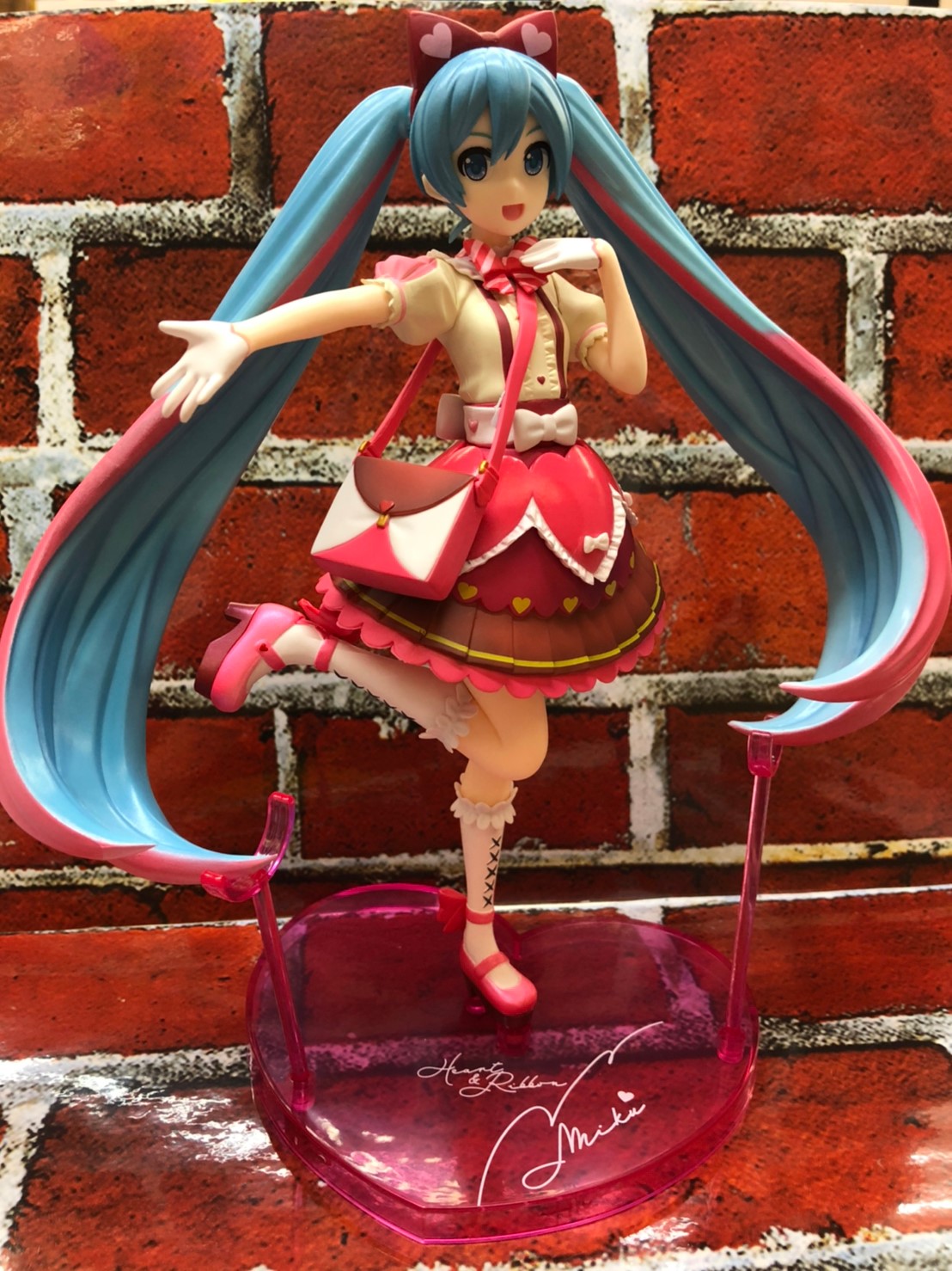 Miku Ribbon Heart ของแท้ JP - Super Premium Sega [โมเดล Project DIVA]