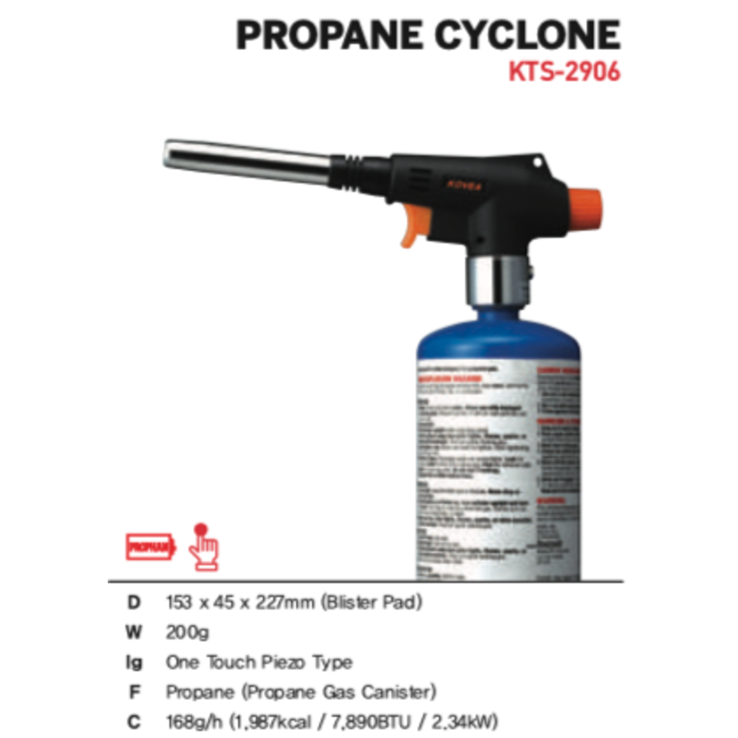 Propane Cyclone Torch