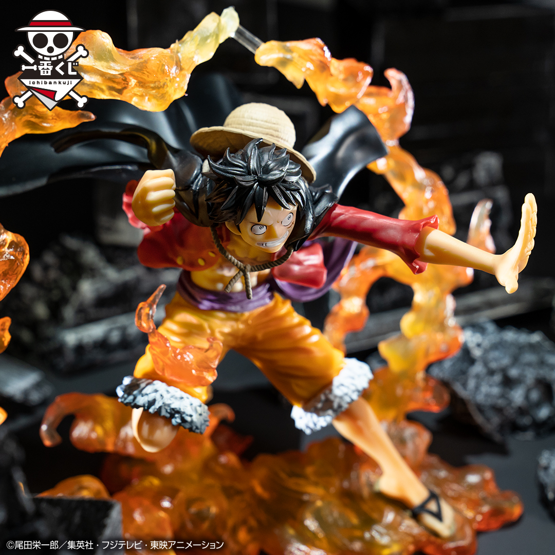 Luffy ของแท้ JP แมวทอง - Ichiban Kuji Banpresto [โมเดลวันพีช]