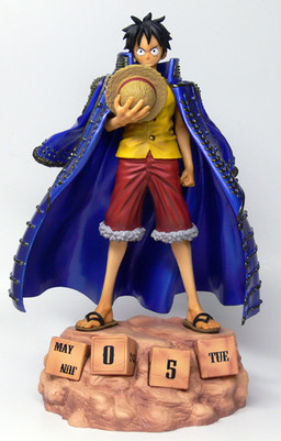 Luffy Special Color ของแท้ JP แมวทอง - Eternal Calendar [โมเดลวันพีช]