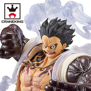 Luffy Gear 4 ของแท้ JP แมวทอง - King of Artist Banpresto [โมเดลวันพีช]