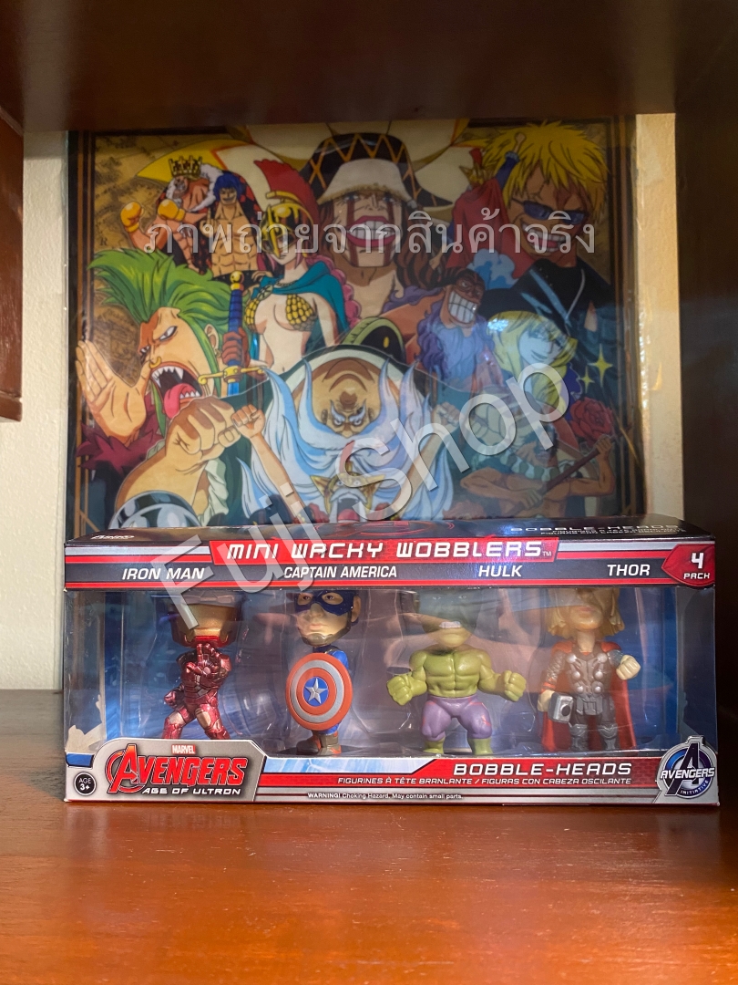 Avengers Age of Ultron ของแท้ JP - Mini Wacky Wobblers Funko [โมเดล Marvel] (4 ตัว)