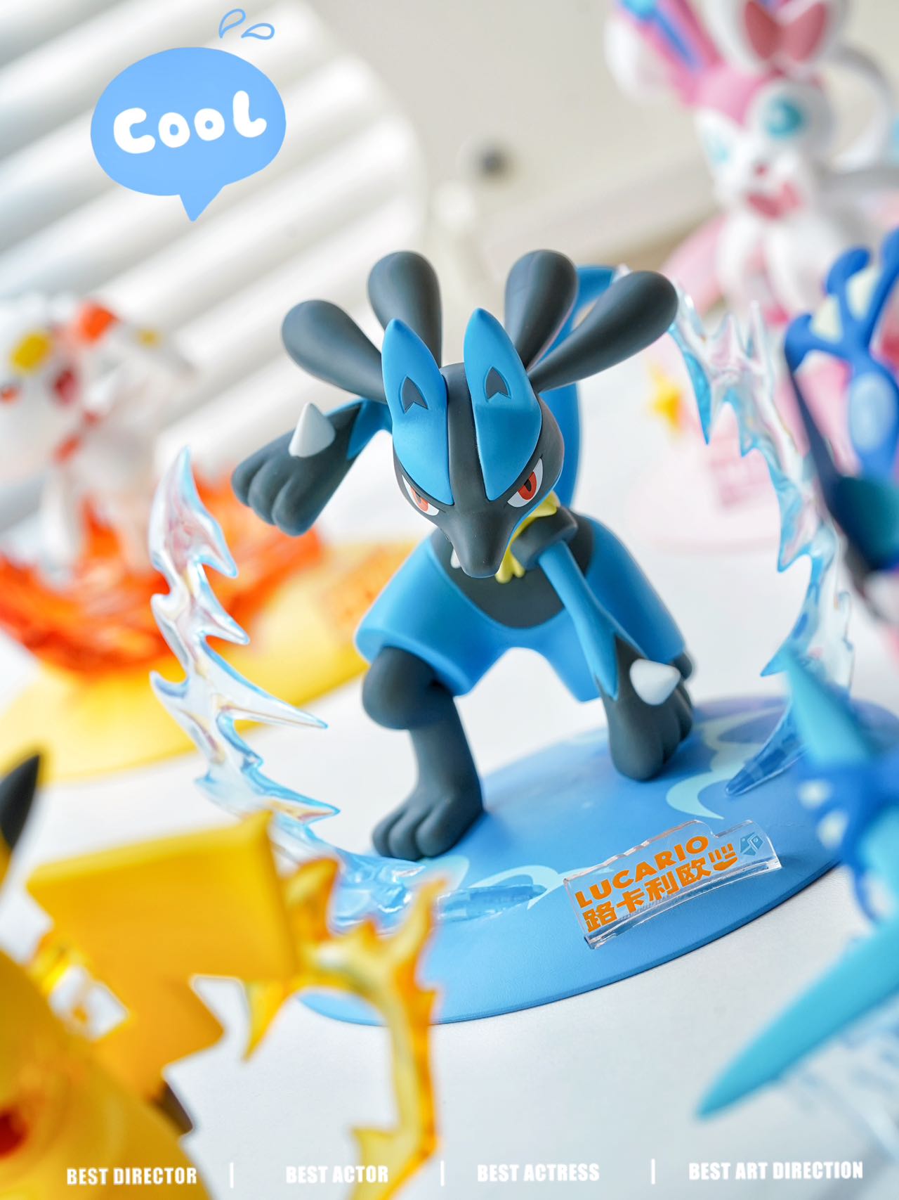 Lucario ของแท้ - Prime Figure Mini Funism [โมเดลโปเกมอน]