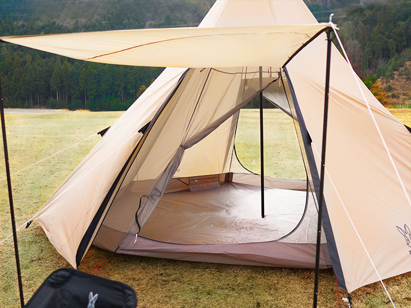 DOD ONE POLE TENT (L) T8-200-TN 8人 タン ワンポールテントL（タン） T8-200-TN - DOD（ディーオーディー