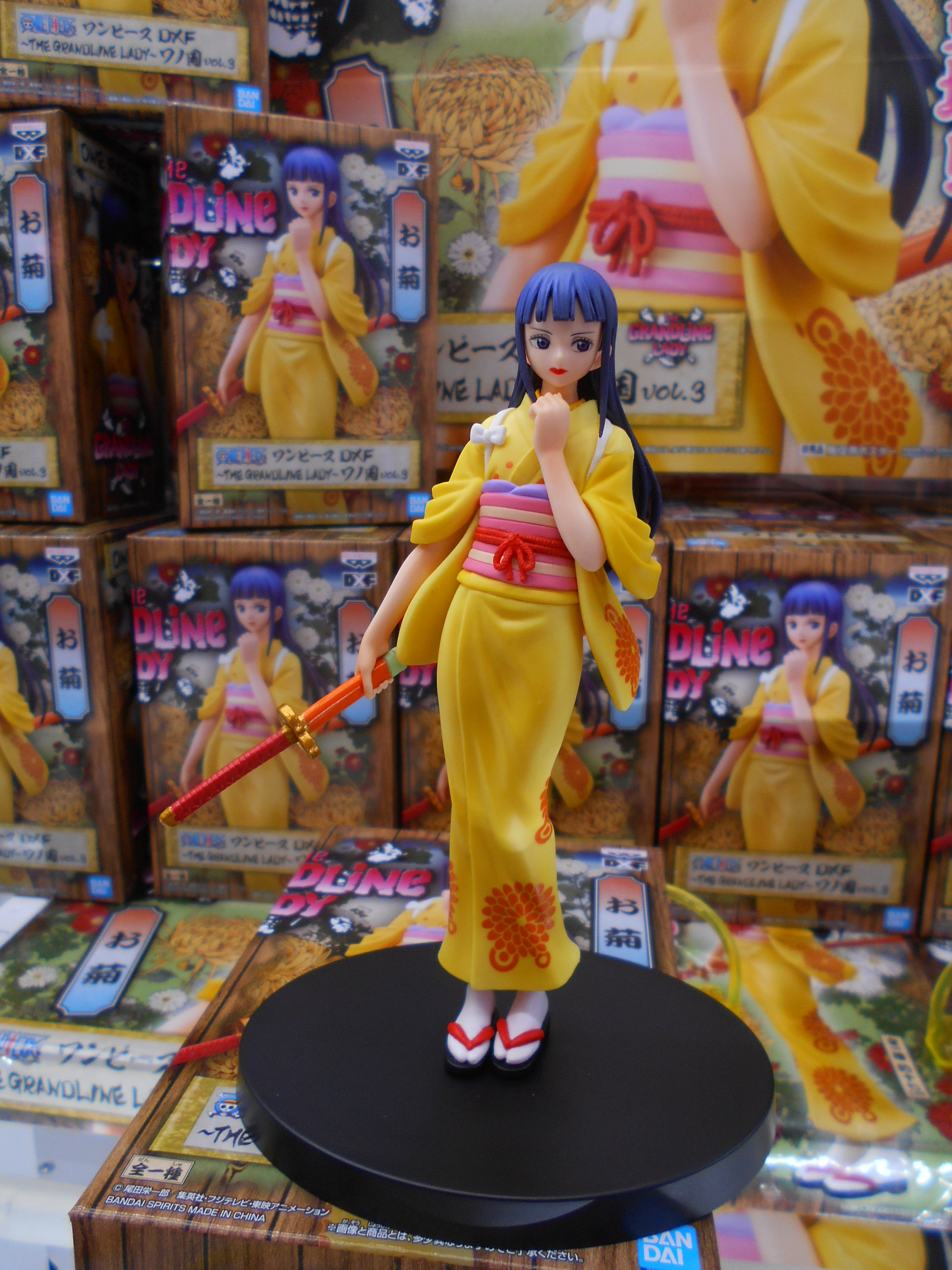 Okiku ของแท้ JP แมวทอง - Grandline Lady Banpresto [โมเดลวันพีช]