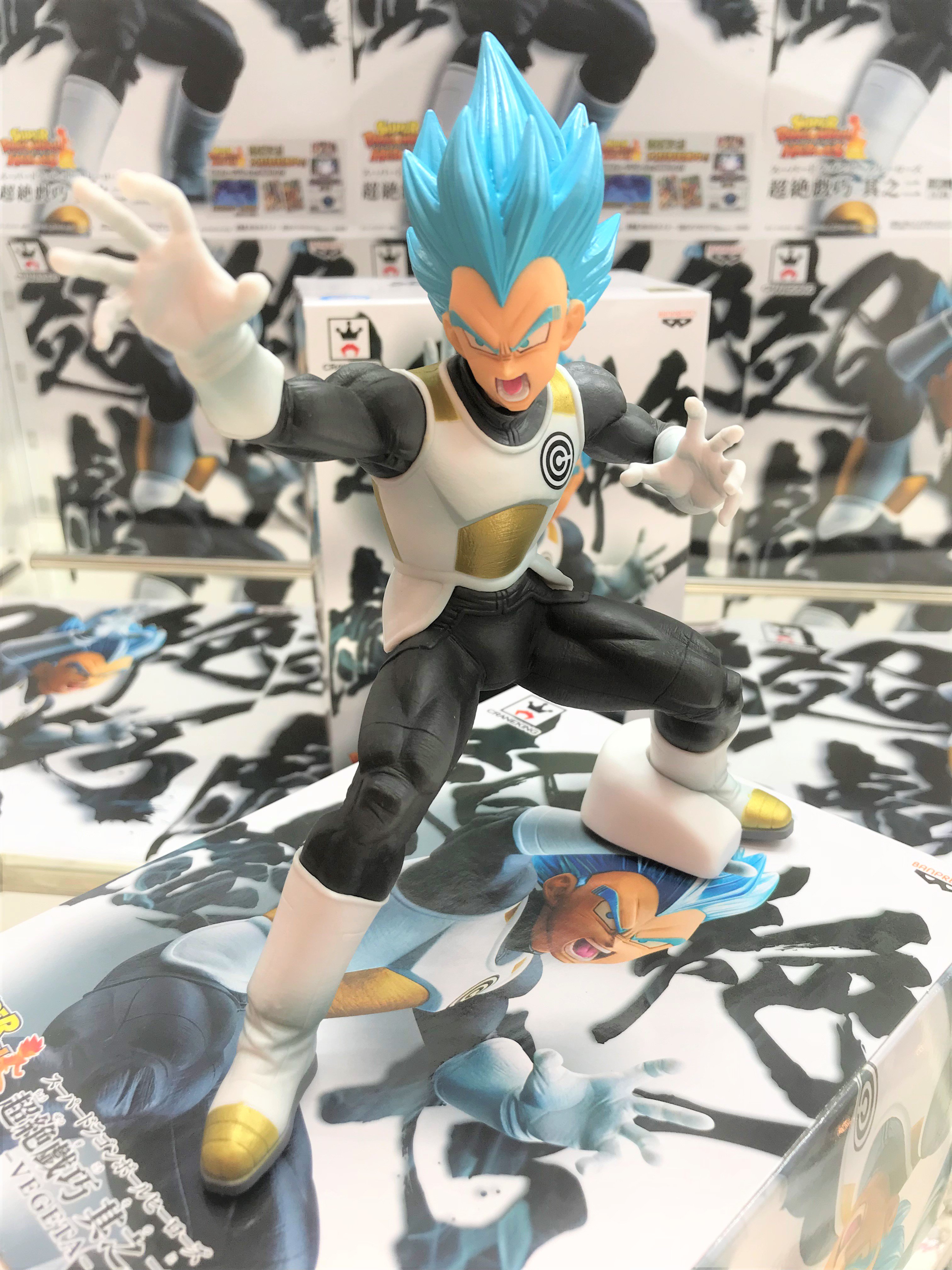 Vegeta Super Saiyan Blue ของแท้ JP แมวทอง - Super Dragonball Heroes Banpresto [โมเดลดราก้อนบอล]