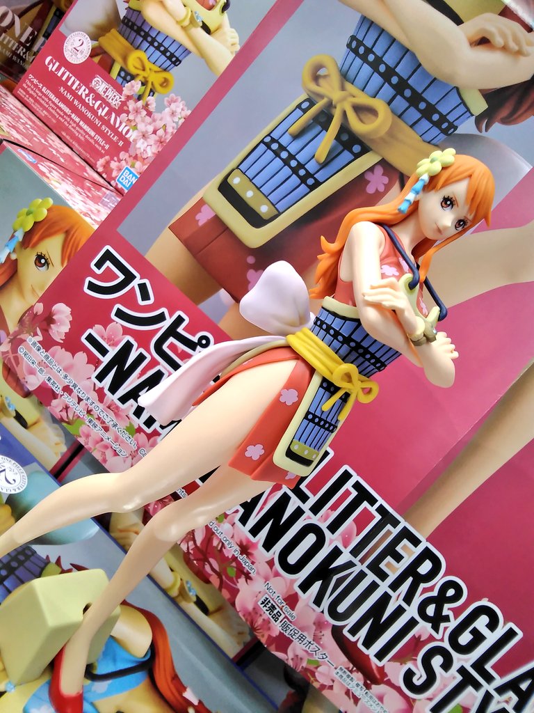 Nami Wanokuni Style ของแท้ JP แมวทอง - Glitter & Glamours Banpresto [โมเดลวันพีช]