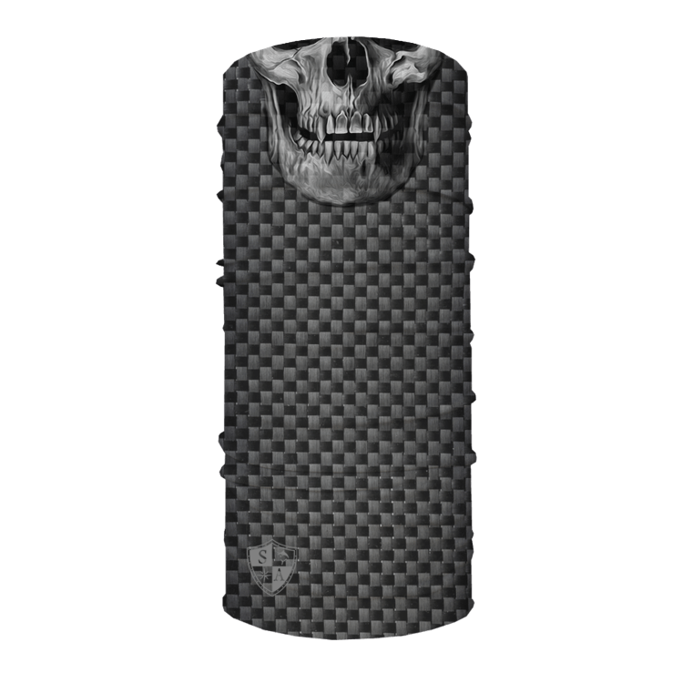 MULTI-USE FACE SHIELDS ™ - SA Carbon Fiber Skull