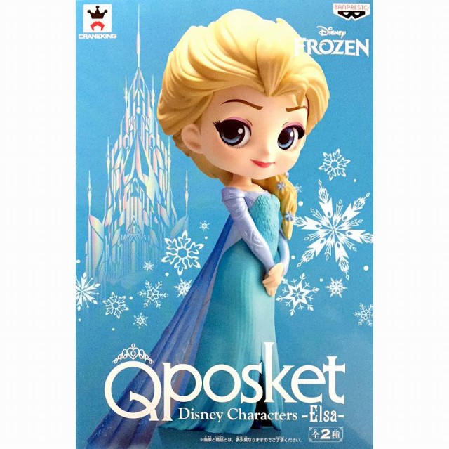 Elsa - Normal Color ของแท้ JP - Q Posket Banpresto [โมเดล Disney]