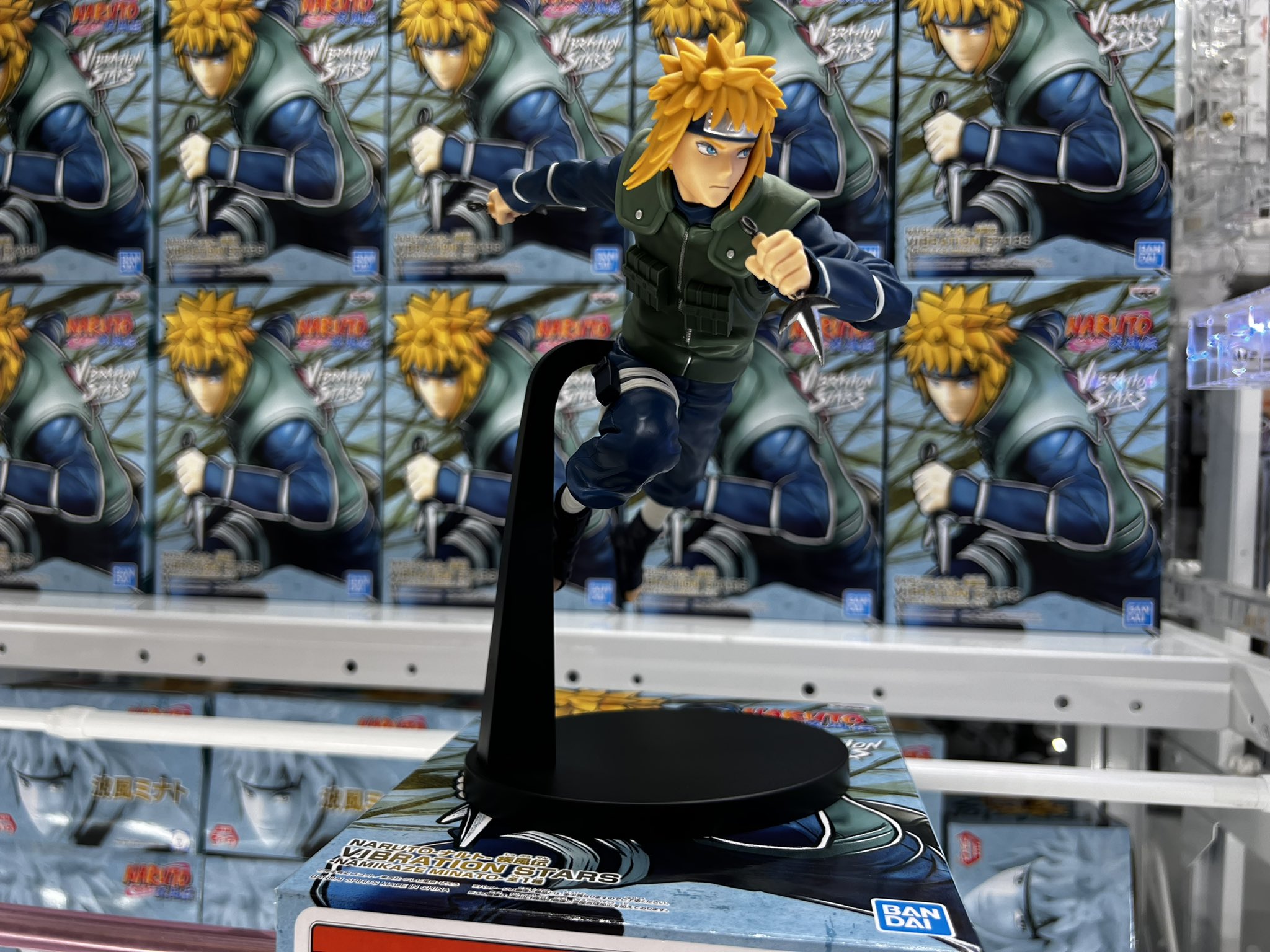 Minato ของแท้ JP - Vibration Stars Banpresto [โมเดลนารูโตะ]