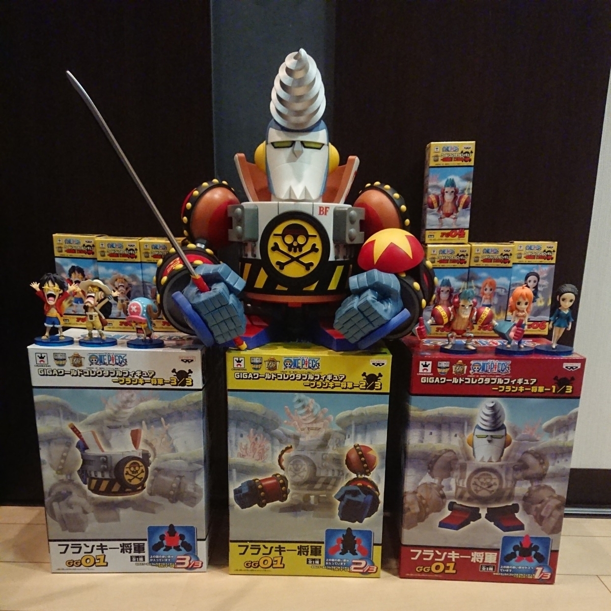 Franky ของแท้ JP แมวทอง - WCF Giga Banpresto [โมเดลวันพีช]