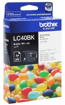 ตลับหมึกอิ้งค์เจ็ท [Brother] LC-40BK สีดำ