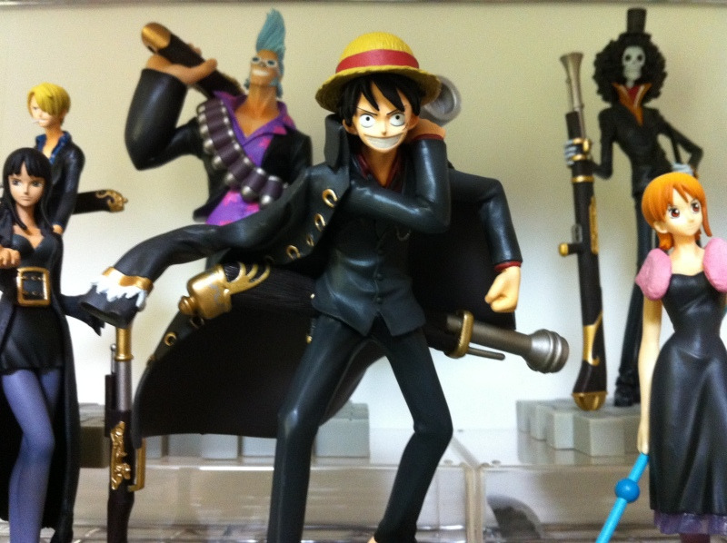 Straw Hat Pirates Strong World Set ของแท้ JP แมวทอง - Ichiban Kuji Banpresto [โมเดลวันพีช] (9 ตัว)