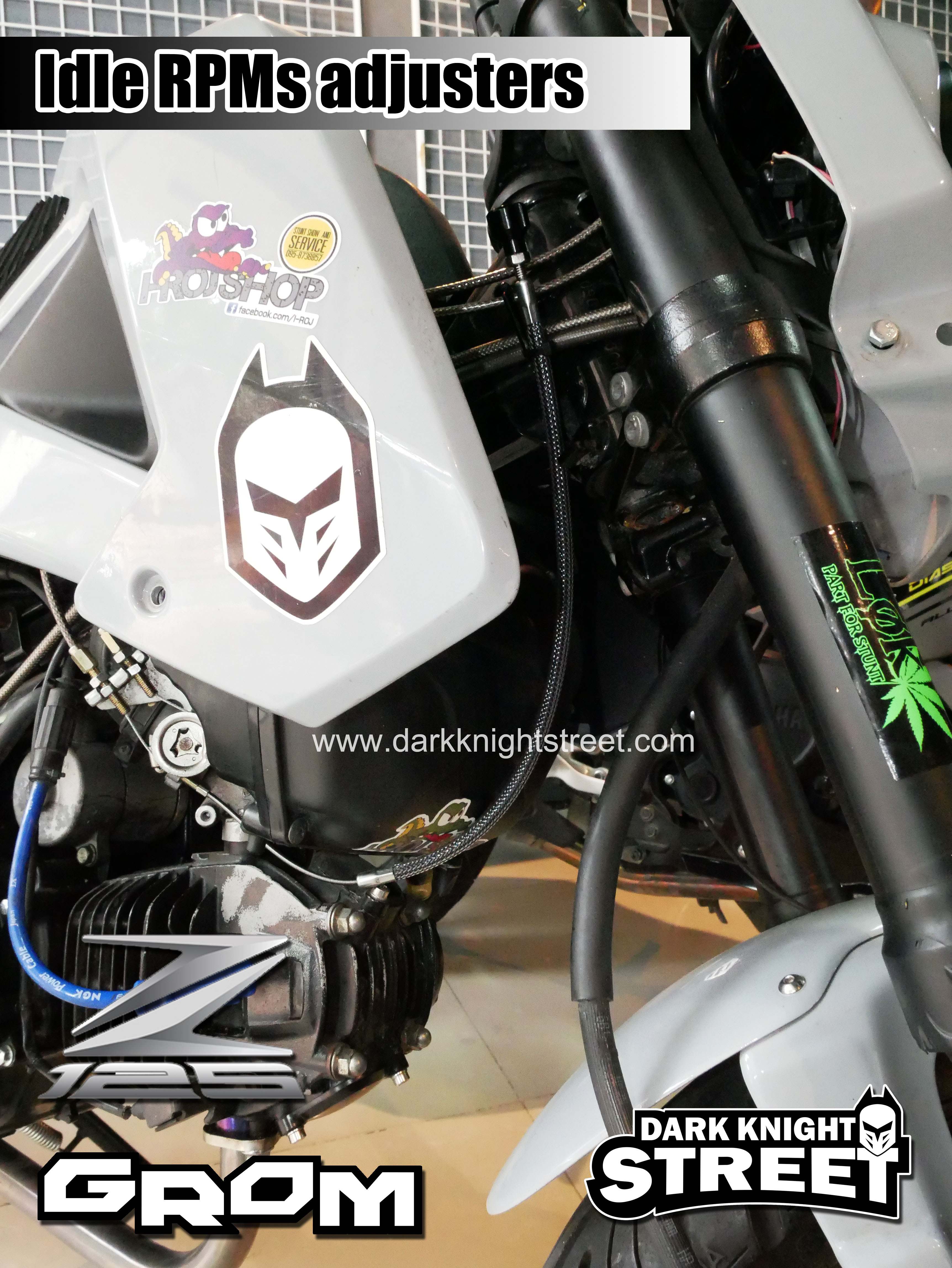 Idle adjusters For Honda Grom and Kawasaki Z125