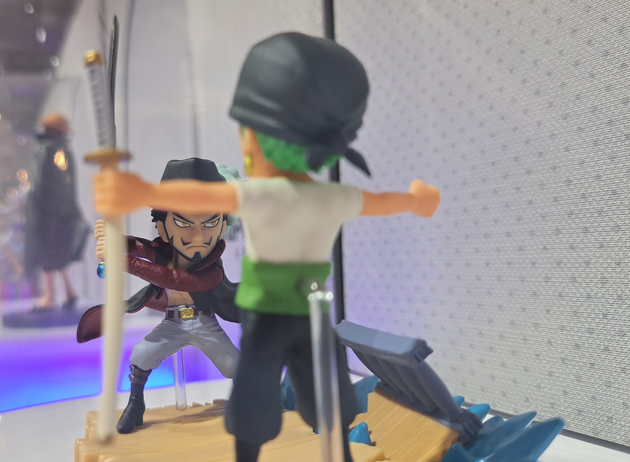 Zoro & Mihawk ของแท้ JP แมวทอง - WCF Banpresto [โมเดลวันพีช] (2 ตัว)