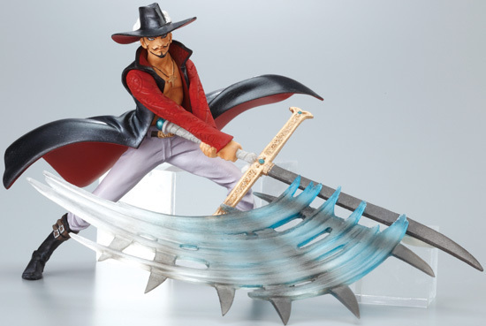 Mihawk ของแท้ JP แมวทอง - Attack Motions Bandai [โมเดลวันพีช]