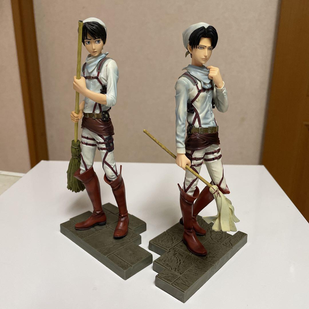 Eren & Levi ของแท้ JP - DXF Banpresto [โมเดล Attack on Titan] (2 ตัว)