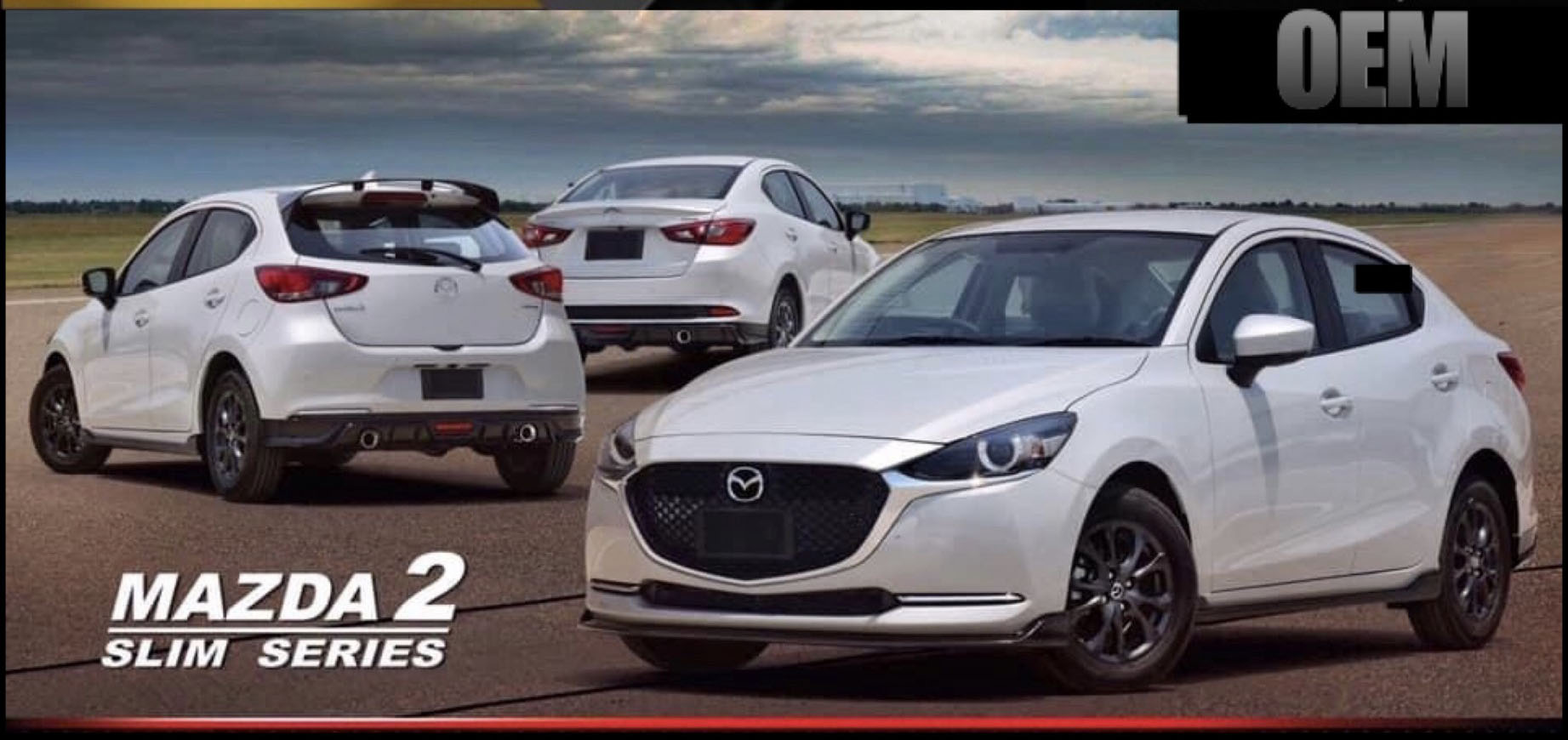 OEM VS Mazda2(4Drs.)'2020-ปัจจุบัน[มาตราฐานความลงตัว พื้นเรียบๆแต่ดูดี!!]