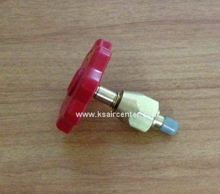 ลูกบิด ชุดเกจชาร์จน้ำยา IMPERIAL สีแดง (พลาสติก)