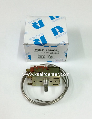 เทอร์โมสตัส ตู้แช่ RANCO กล่องป้ายสีขาว