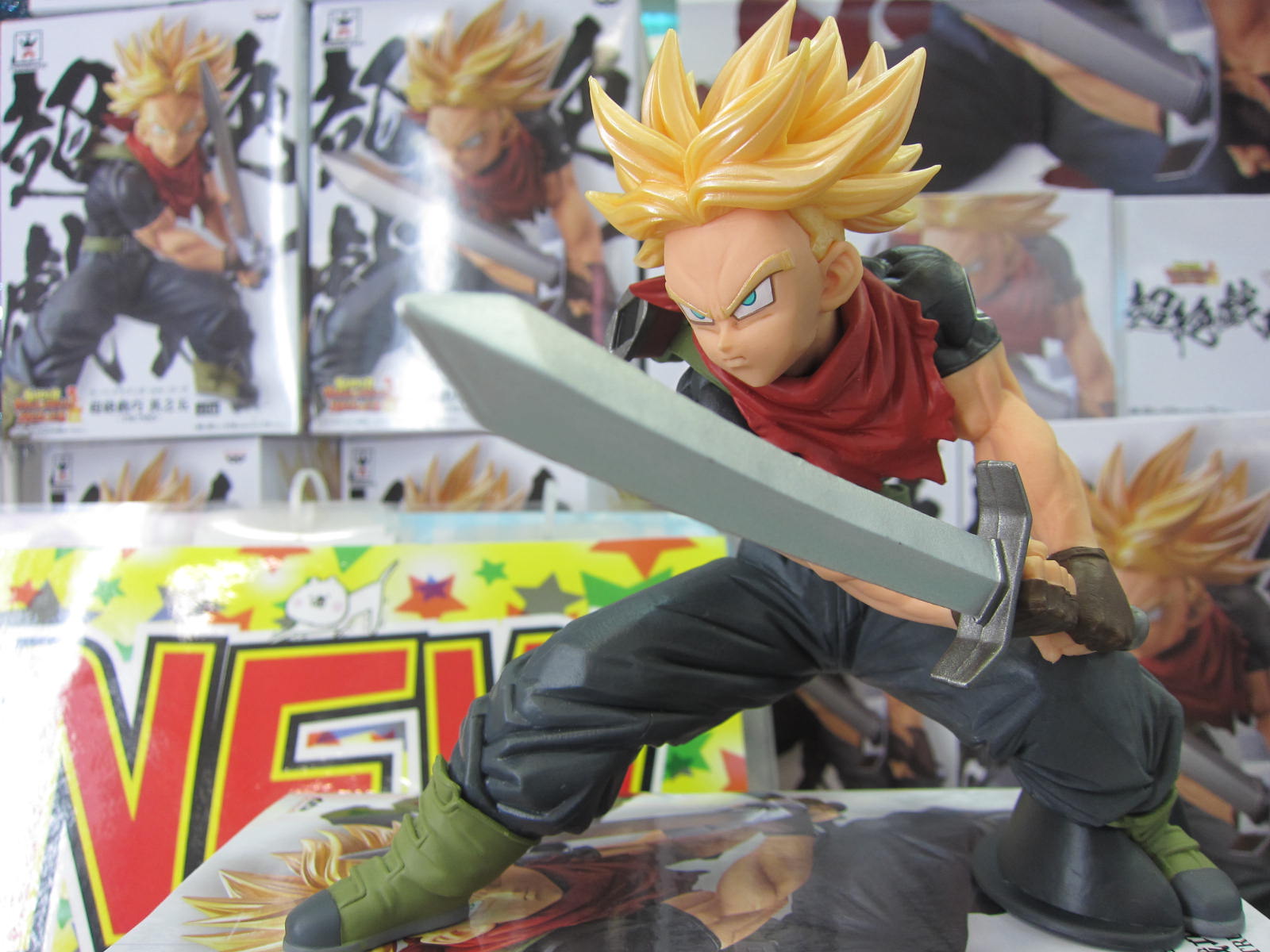Trunks Super Saiyan ของแท้ JP แมวทอง - Super Dragonball Heroes Banpresto [โมเดลดราก้อนบอล]