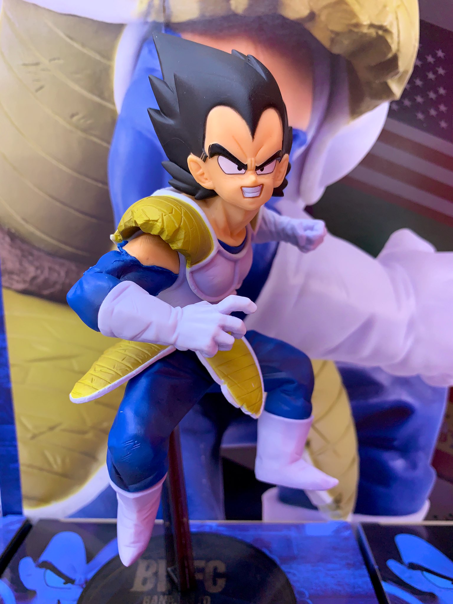 Vegeta ของแท้ JP แมวทอง - Banpresto World Figure Colosseum [โมเดลดราก้อนบอล]