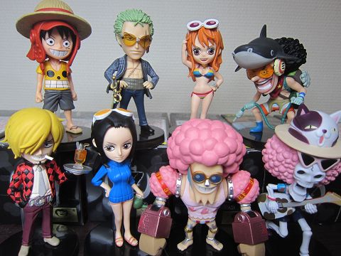 Straw Hat Pirates Film Z Set ของแท้ JP แมวทอง - WCF Banpresto [โมเดลวันพีช] (9 ตัว)
