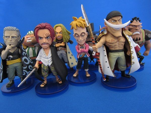 Whitebeard & Shanks Pirate Set ของแท้ JP แมวทอง - WCF Banpresto [โมเดลวันพีช] (8 ตัว)
