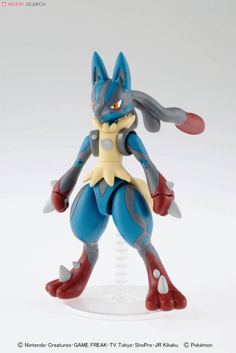 Mega Lucario (แบบประกอบ) ของแท้ JP - Pokemon Plamo Bandai [โมเดลโปเกมอน]