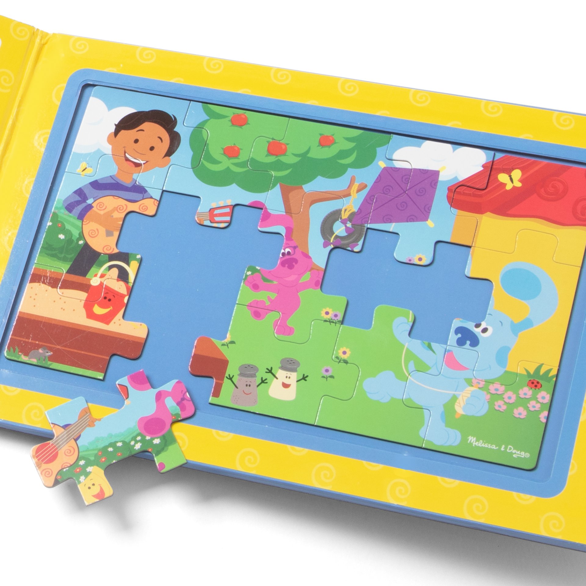 จิ๊กซอว์แม่เหล็ก 15 ชิ้น 2 ภาพ Blue's Clues & You! Magnetic Jigsaw Puzzles,ของเล่นเสริมพัฒนาการ,ของเล่นเด็ก,สื่อการสอน,อนุบาล,พร้อมส่ง
