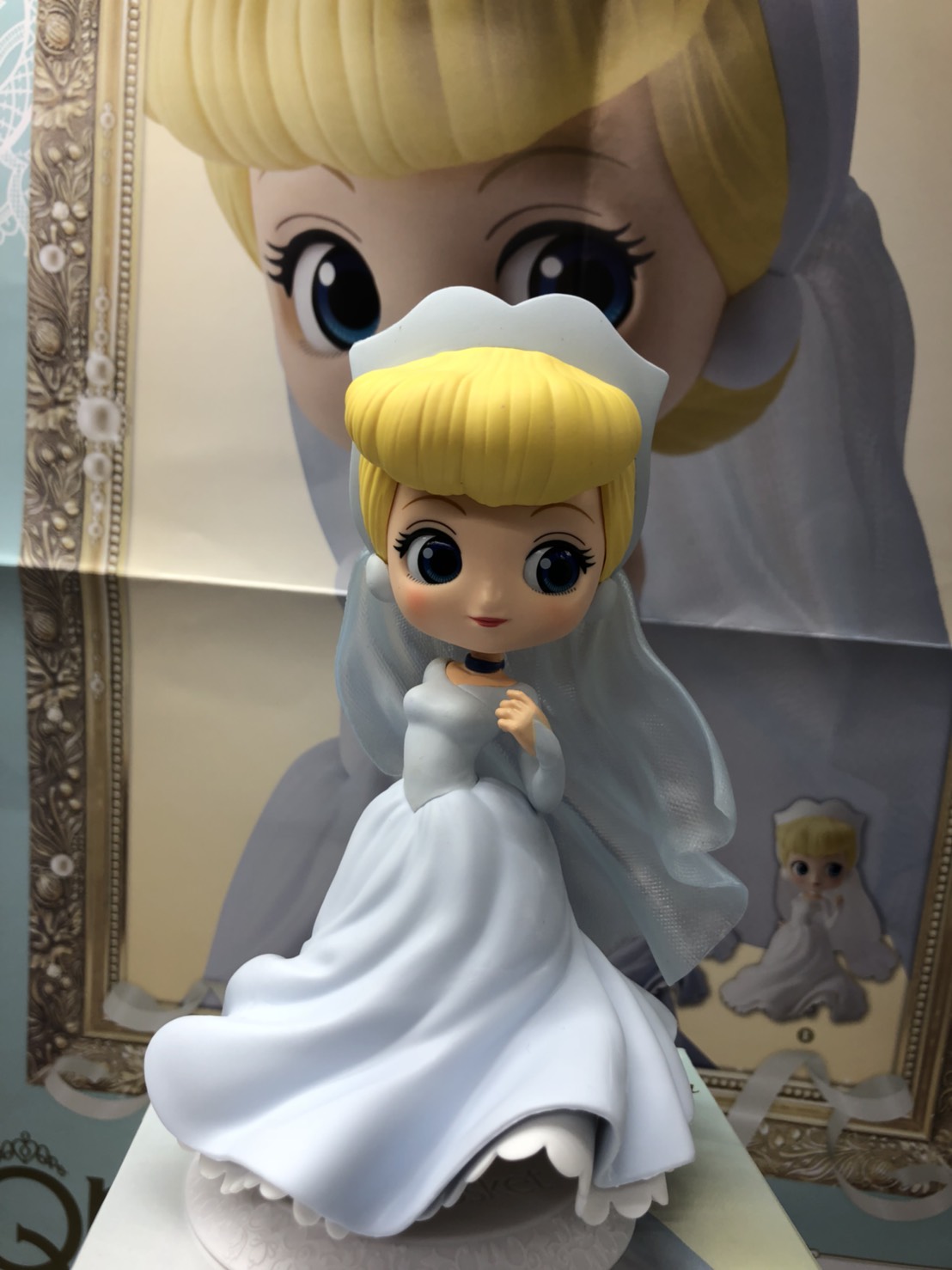 Cinderella Dreamy Style - Normal Color ของแท้ JP - Q Posket Banpresto [โมเดล Disney]