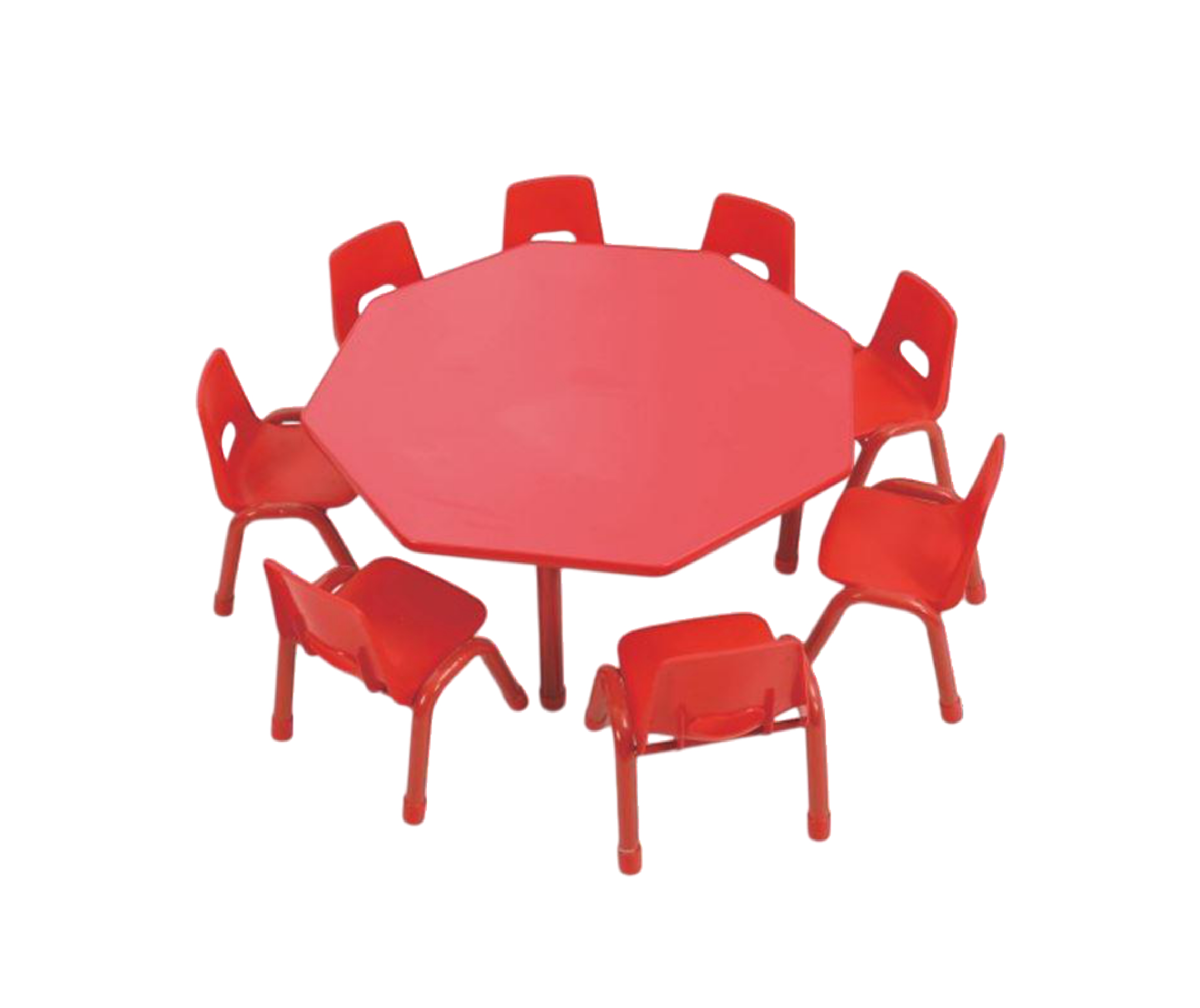 ชุดโต๊ะหกเหลี่ยม พร้อมเก้าอี้ 8 ที่นั่ง โต๊ะเก้าอี้นักเรียน,โต๊ะเด็ก,เก้าอี้เด็ก,อนุบาล-ประถม,โต๊ะกิจกรรม,โต๊ะพลาสติกขาเหล็ก,โต๊ะเขียนหนังสือเด็ก สั่งนำเข้า ขนาดความยาวโต๊ะ 120 ซม. ขนาดความสูงโต๊ะ 48-60 ซม.