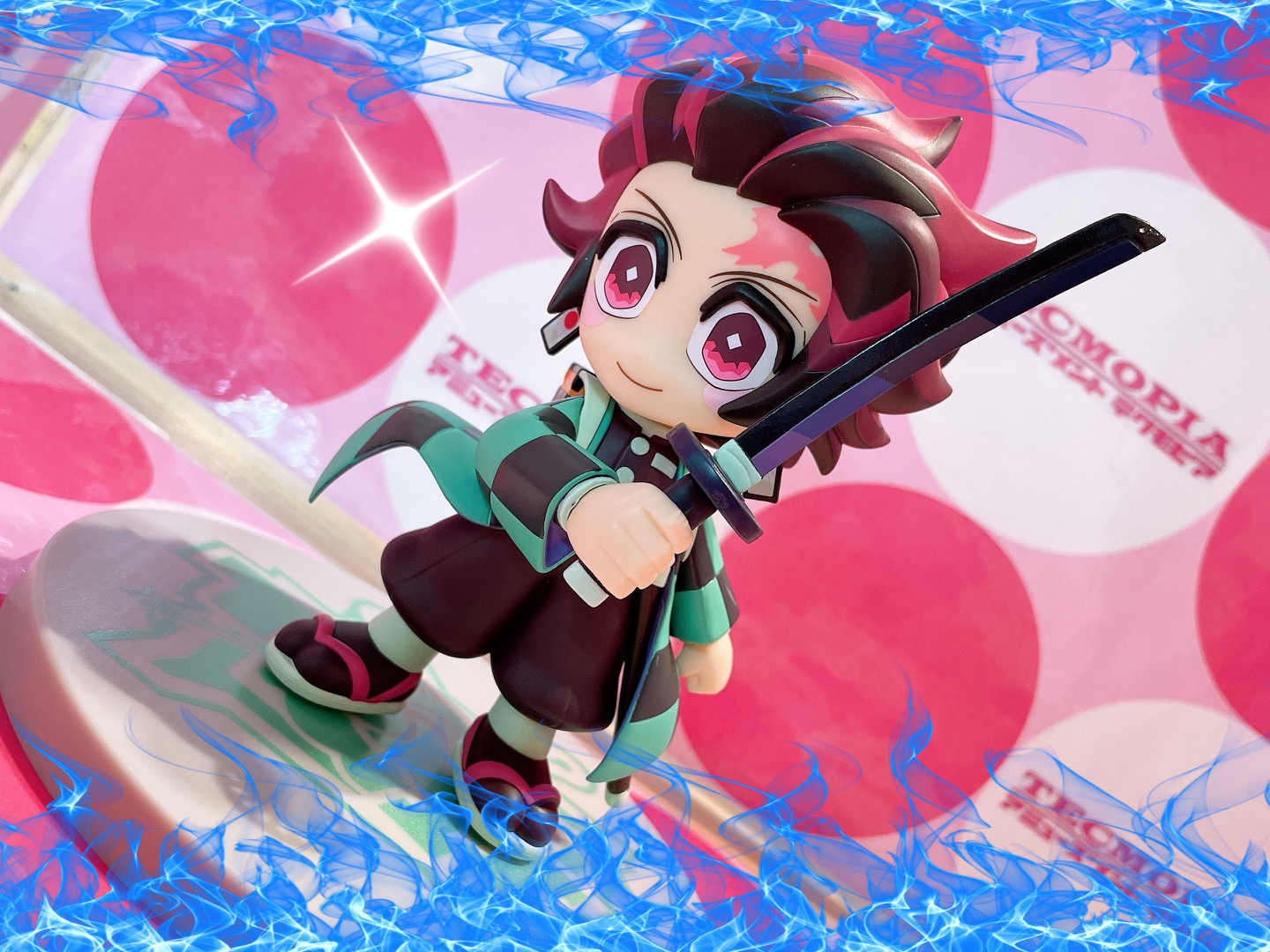 Tanjiro Cartoon Color ของแท้ JP - Toonize FuRyu [โมเดล Demon Slayer]