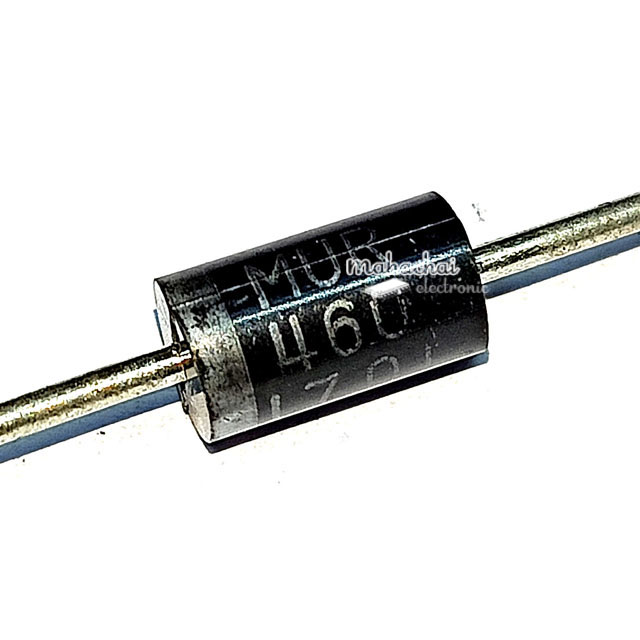 MUR460RLG MUR460 แบบอินไลน์ DO-201AD 4A 600V ไดโอดกู้คืนที่รวดเร็ว(1ชิ้น)