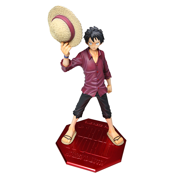 Luffy Strong World ของแท้ JP แมวทอง - POP Megahouse [โมเดลวันพีช]