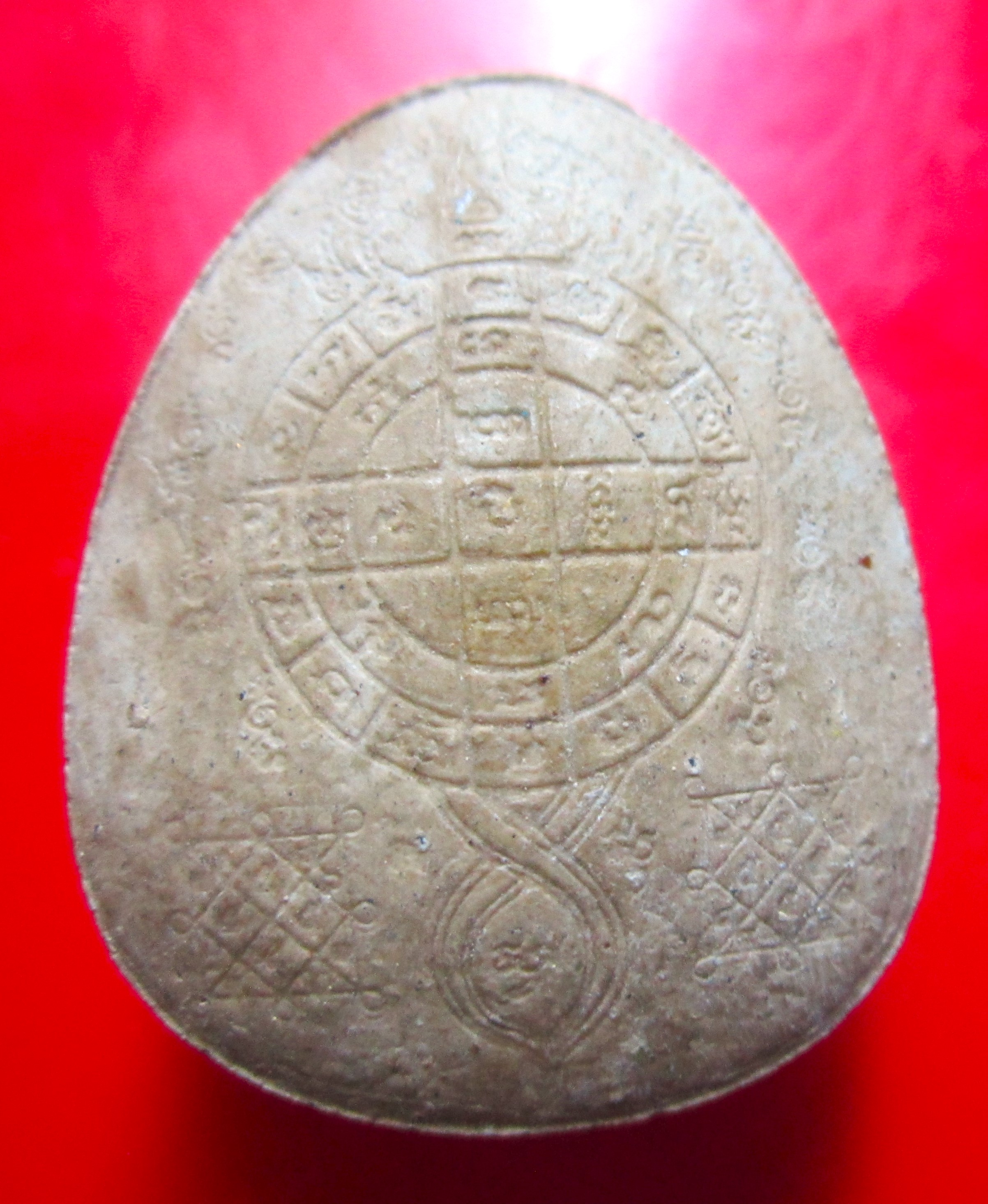 พระปิดตาจัมโบ้ ฝังตะกรุด หลังยันต์ ดวง พระแท้ไมทราบที่