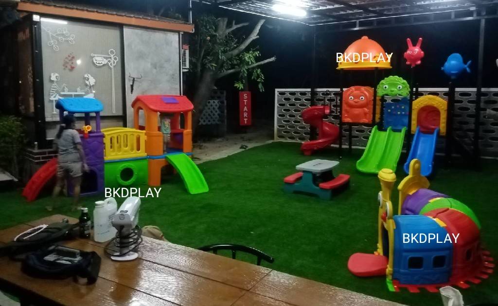 เครื่องเล่นสนามกลางแจ้ง ในร่ม ชุดมงกุฎกระต่าย สไลเดอร์ใหญ่,ครุภัณฑ์สนามเด็กเล่น,งบ.สพฐ,โครงการโรงเรียนประชารัฐ, เครื่องเล่นสนามระดับก่อนประถมศึกษา,