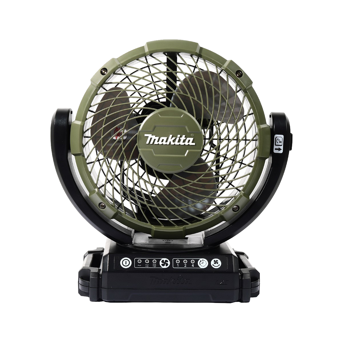 DCF102ZX1O พัดลมไร้สาย 18 โวลต์ ขนาด 7 นิ้ว สีเขียว ไม่รวมแบตเตอรี่-แท่นชาร์จ