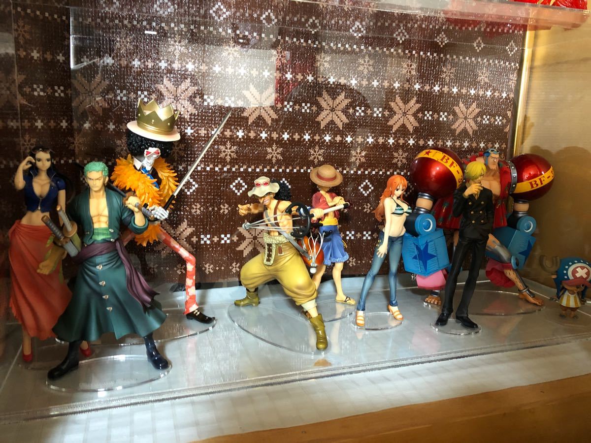 Straw Hat Pirates New World Set ของแท้ JP แมวทอง - POP Sailing Again Megahouse [โมเดลวันพีช] (9 ตัว)