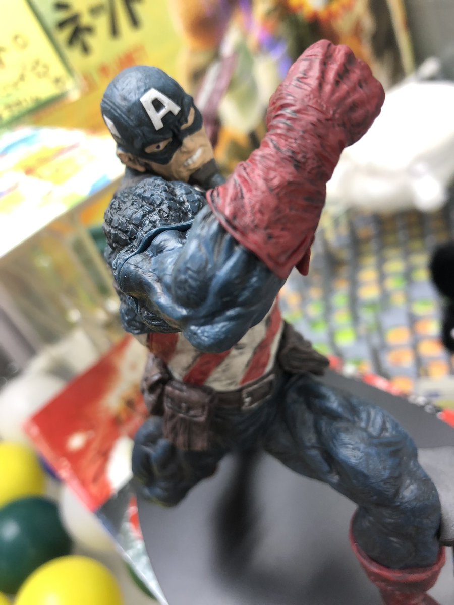 Captain America ของแท้ JP - Banpresto [โมเดล Marvel]