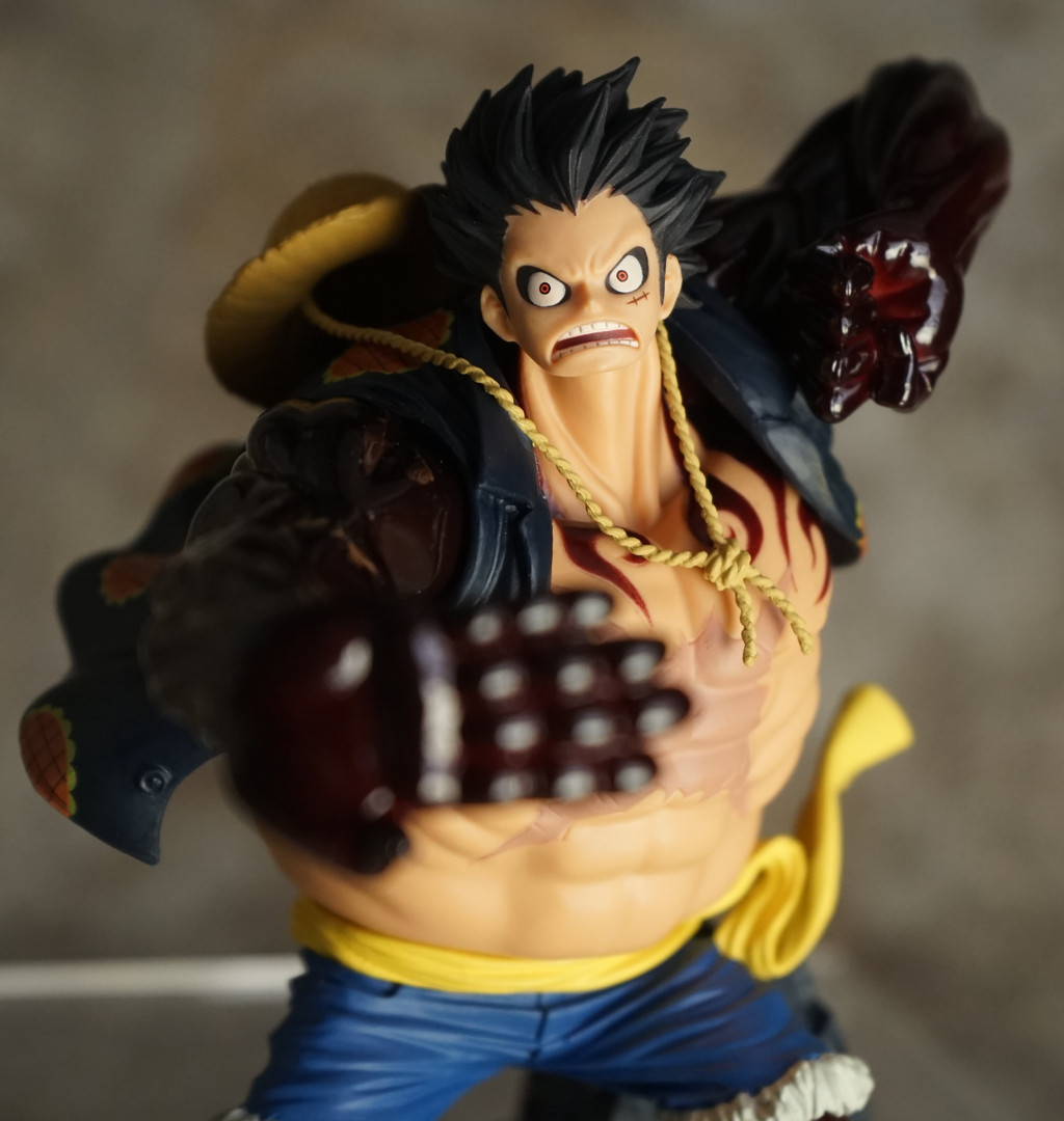 Luffy Gear 4 ของแท้ JP แมวทอง - Scultures Banpresto [โมเดลวันพีช]