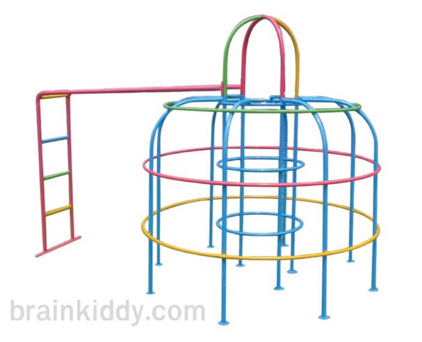 โดมกลมมีบาร์ไต่, เครื่องเล่นสนามกลางแจ้ง , เครื่องเล่นสนามแบบเหล็ก,ชิงช้า,สไลเดอร์,โยกเยกเหล็ก, ม้าหมุน, OutdoorPlayground, ราคาโรงงาน ขนาด 130x250x130 ซม