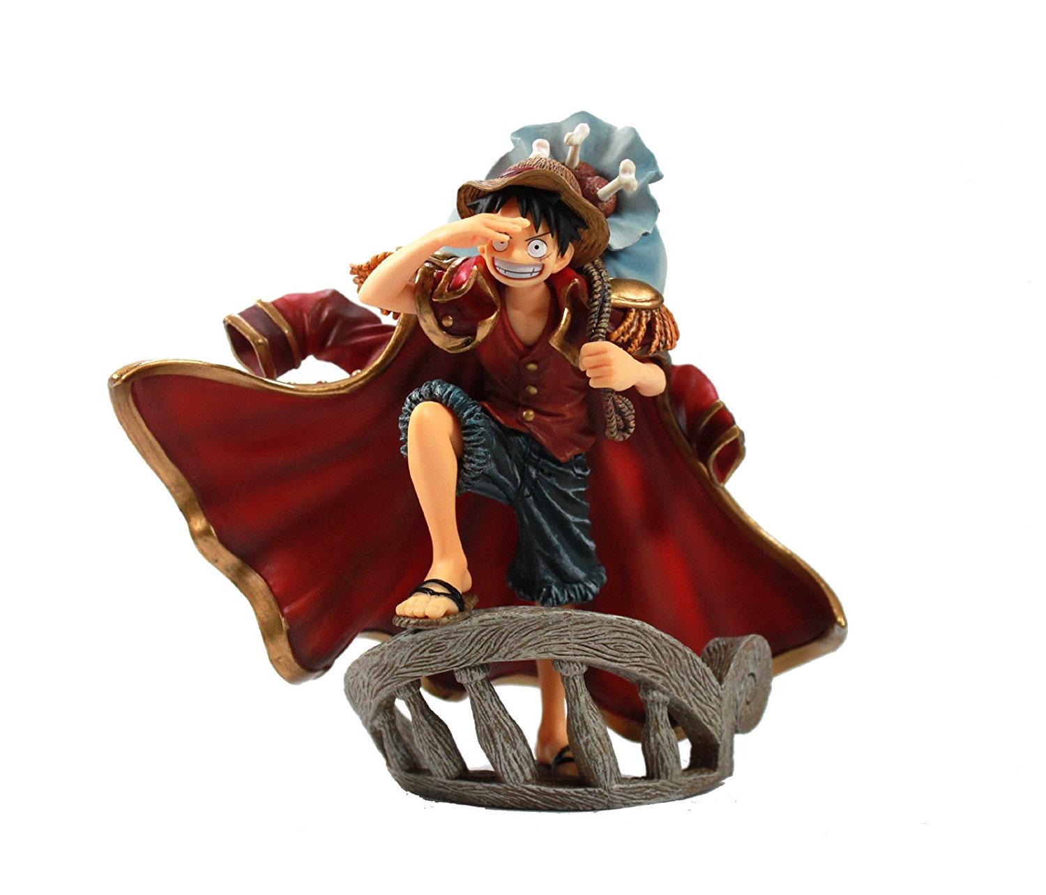 Luffy ของแท้ JP แมวทอง - Scultures Banpresto [โมเดลวันพีช]