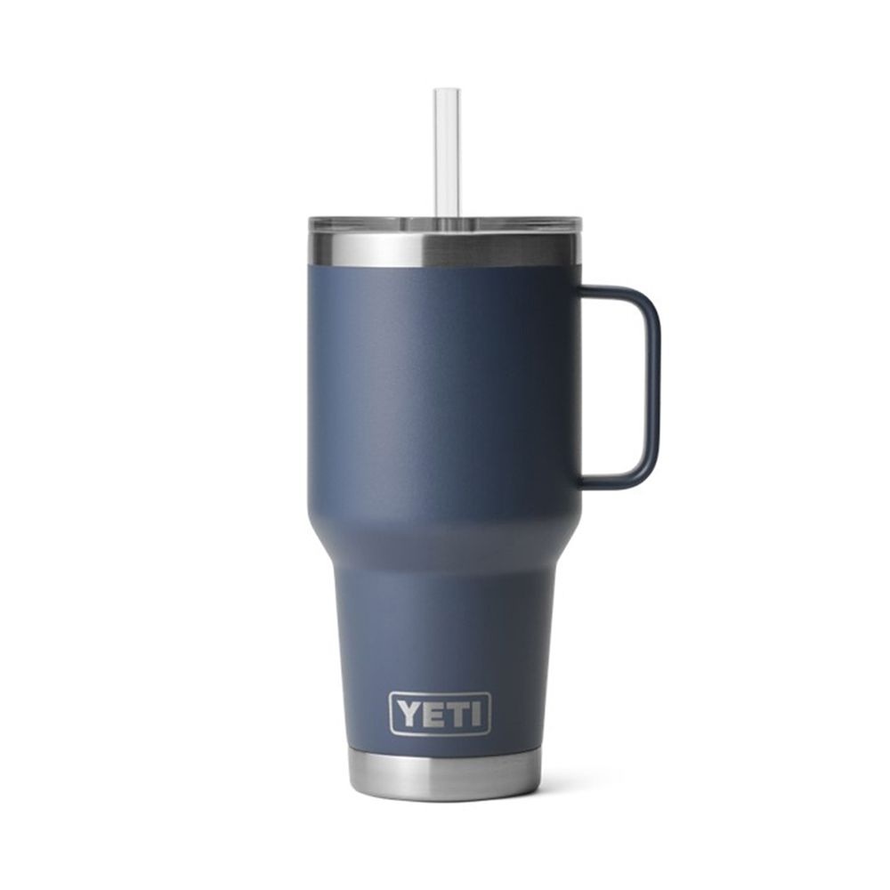 Rambler 35Oz Mug with Straw Lid Navy