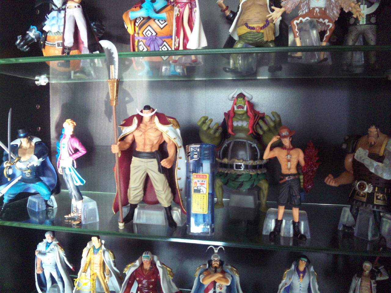 Whitebeard Pirate Set ของแท้ JP แมวทอง - Super Modeling Soul Bandai [โมเดลวันพีช] (7 ตัว)